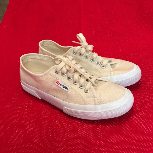 Superga Shoes - Superga 2750 Cotu Classic Ivory Canvas Tennis Shoe